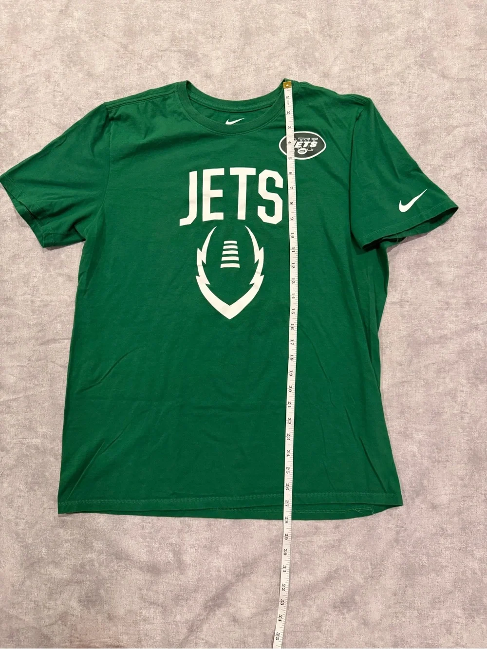 Nike Green New York Jets Logo T‑Shirt